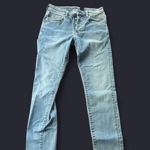 H&M &Denim High Waist Skinny Jeans • Size 29 • Light Wash